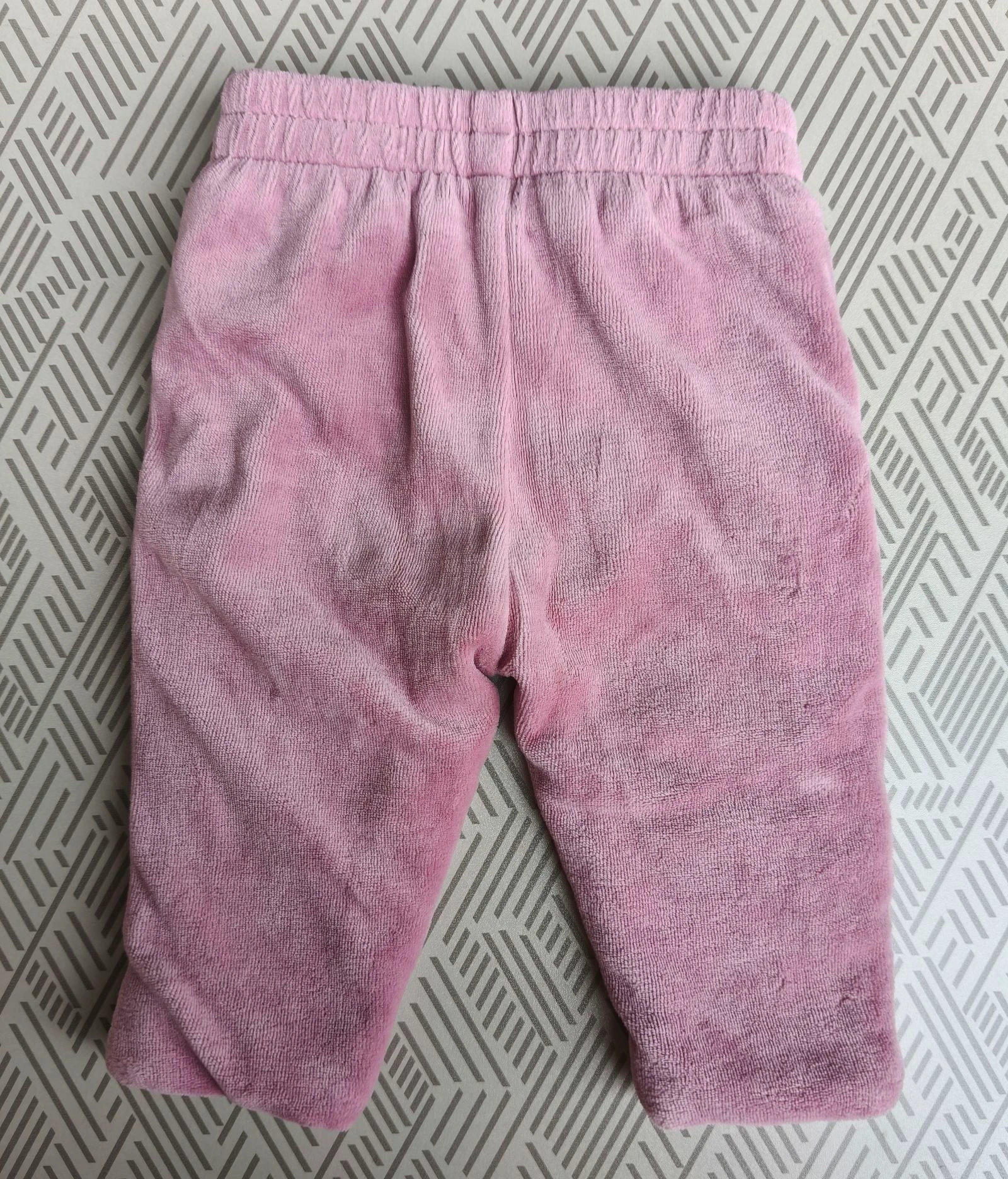 Pantalón cálido para niña rosa liso de 3 meses – photo 4